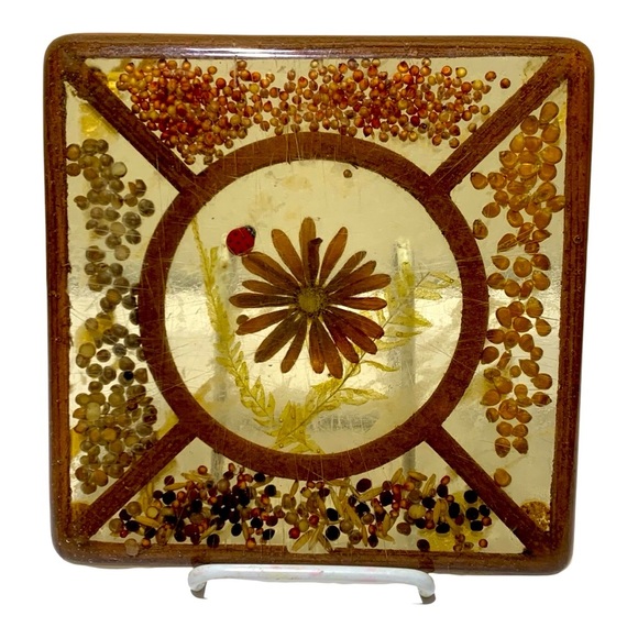 Vintage 1970’s Gamut Designs Lucite Trivet Set (2) - Picture 4 of 5